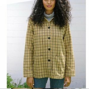 Tradlands chore coat in Mesa gold mustard